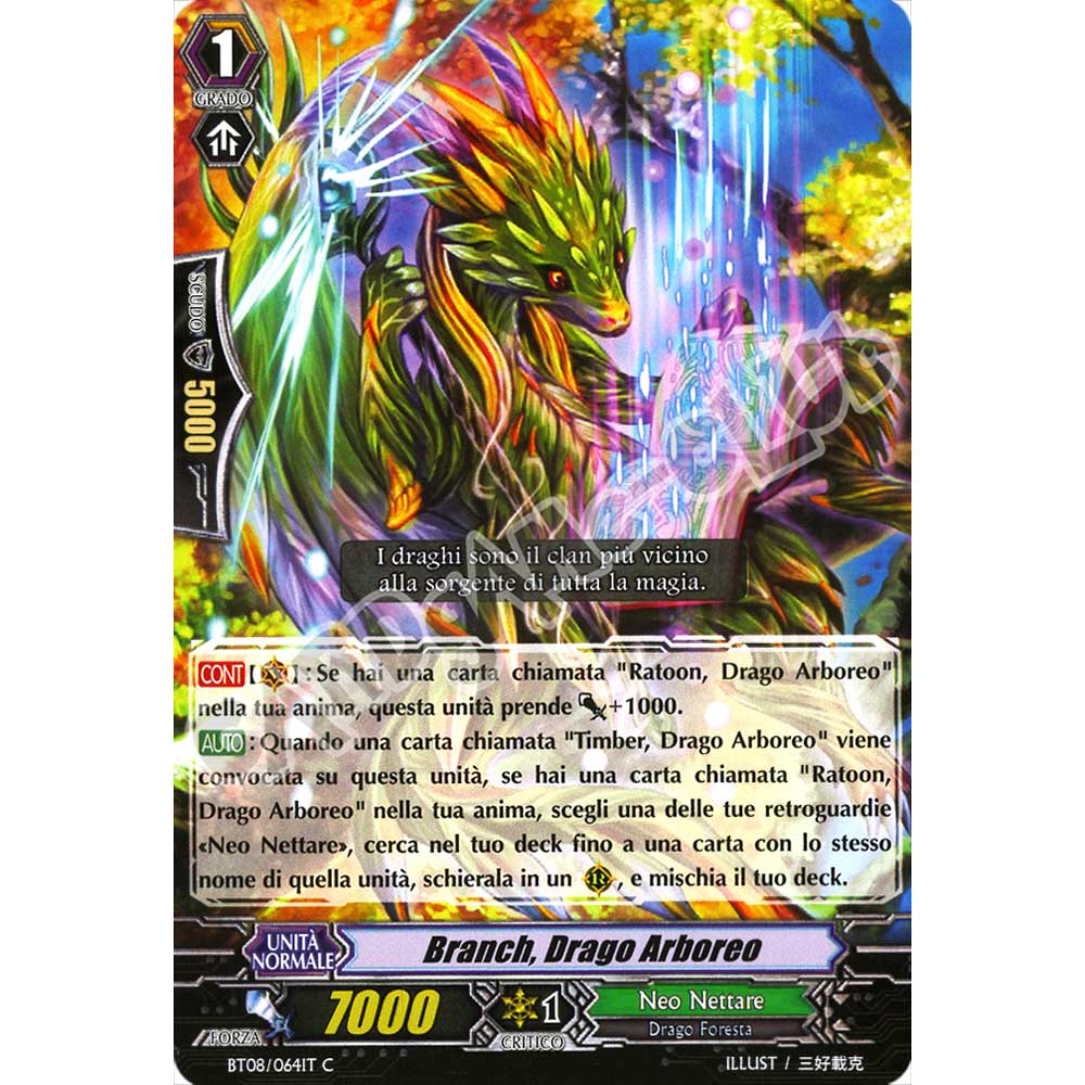 BT08-IT064 Branch, Drago Arboreo comune normale (IT) -NEAR MINT-