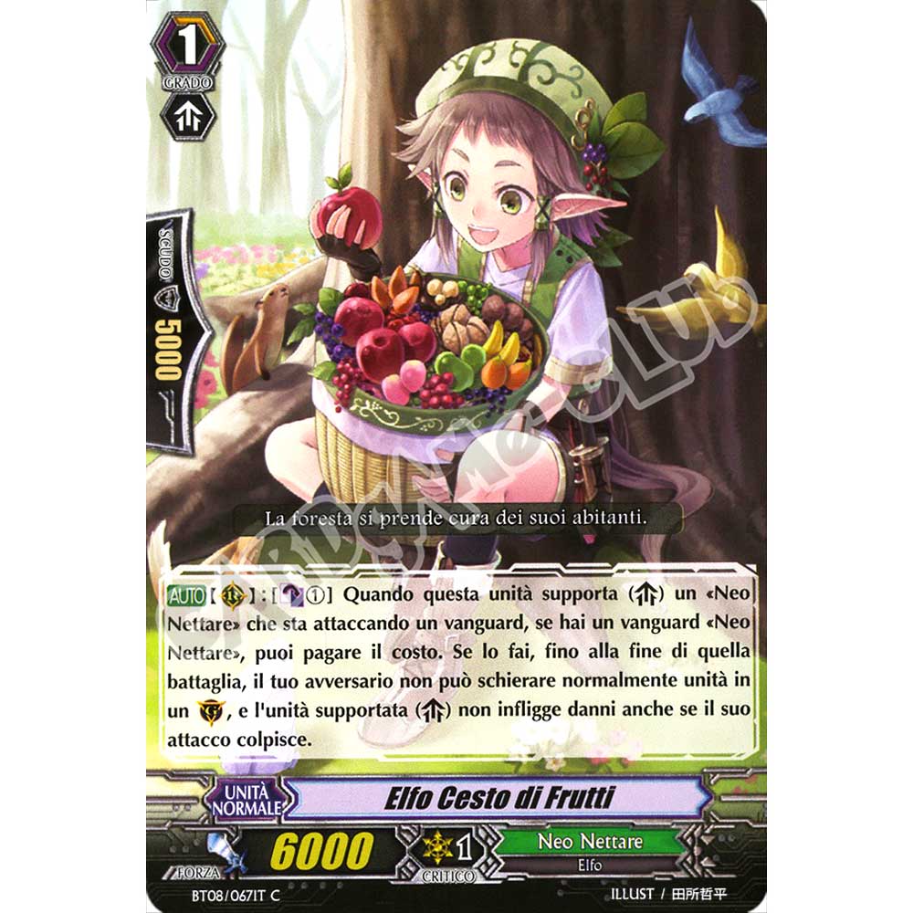 BT08-IT067 Elfo Cesto di frutti comune normale (IT) -NEAR MINT-