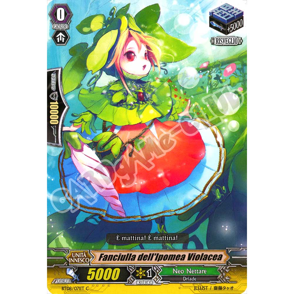 BT08-IT071 Fanciulla dell'Ipomea Violacea comune normale (IT) -NEAR MINT-