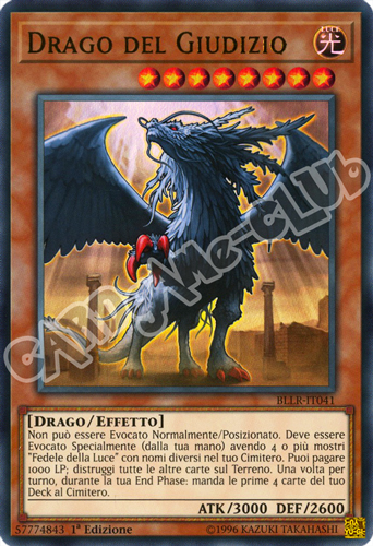 BLLR-IT041 Drago del Giudizio ultra rara 1a Edizione (IT) -NEAR MINT-