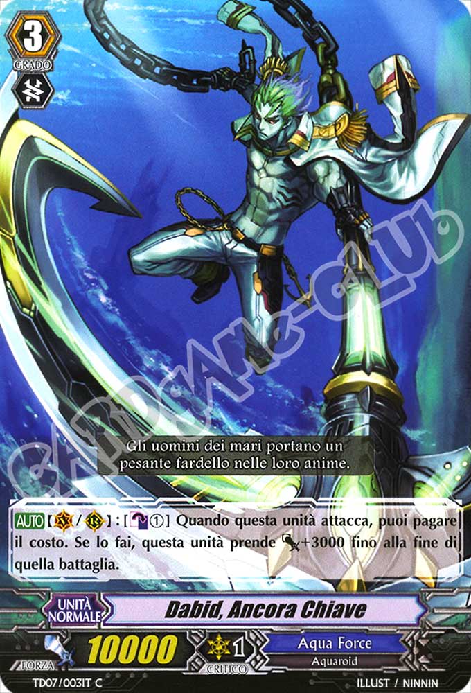 TD07-IT003 Dabid, Ancora Chiave comune normale (IT) -NEAR MINT-