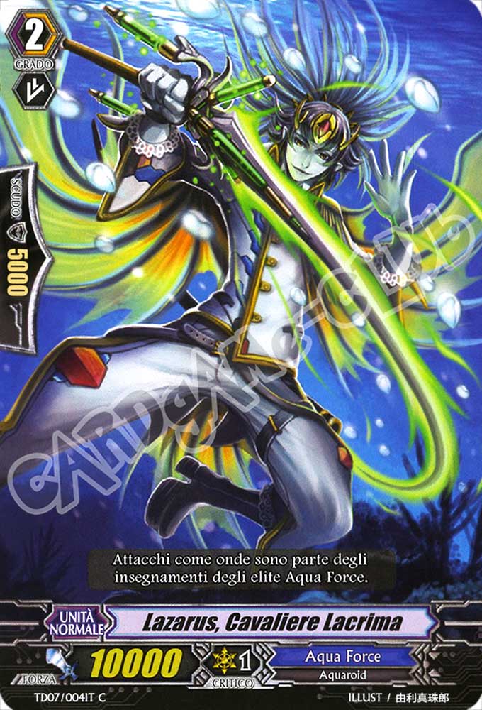 TD07-IT004 Lazarus, Cavaliere Lacrima comune normale (IT) -NEAR MINT-