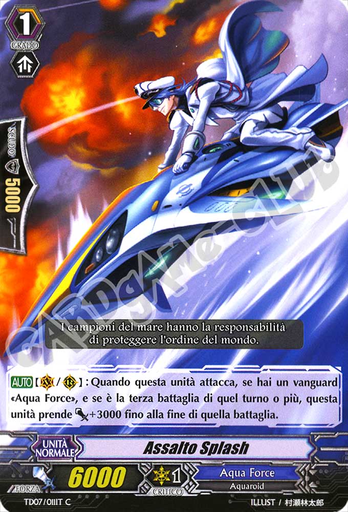 TD07-IT011 Assalto Splash comune normale (IT) -NEAR MINT-