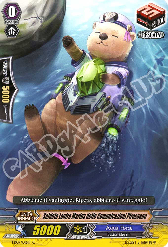 TD07-IT016 Soldato Lontra Marina delle Comunicazioni Pirosseno comune normale (IT) -NEAR MINT-