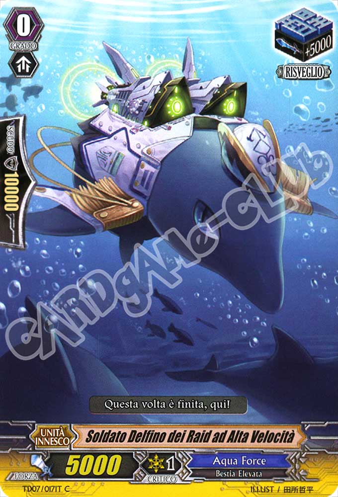 TD07-IT017 Soldato Delfino dei Raid ad Alta Velocita' comune normale (IT) -NEAR MINT-