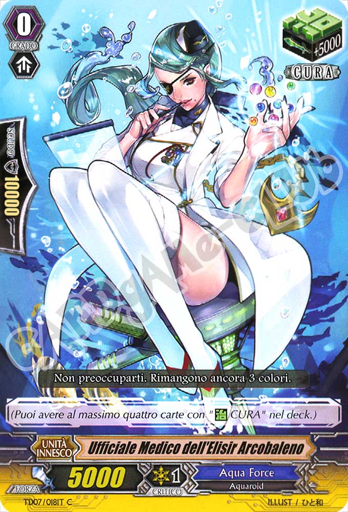 TD07-IT018 Ufficiale Medico dell'Elisir Arcobaleno comune normale (IT) -NEAR MINT-