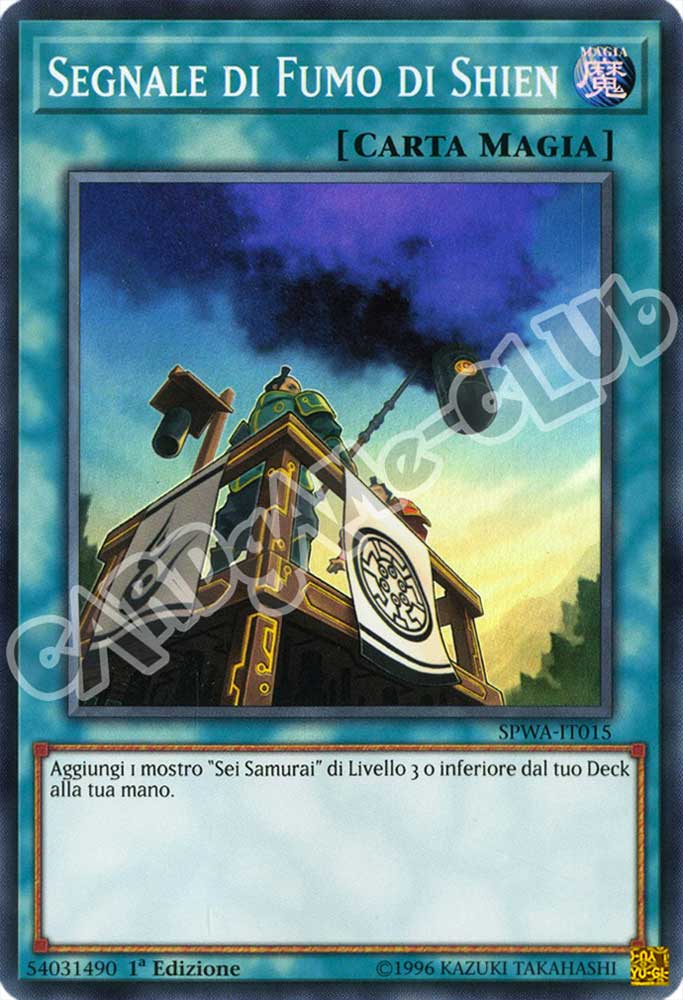 SPWA-IT015 Segnale di Fumo di Shien super rara 1a Edizione (IT) -NEAR MINT-