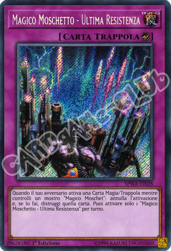 SPWA-IT028 Magico Moschetto - Ultima Resistenza rara segreta 1a Edizione (IT) -NEAR MINT-