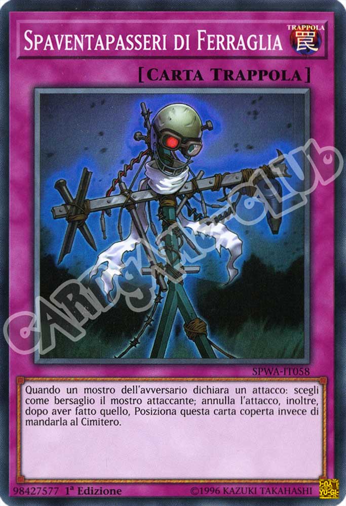 SPWA-IT058 Spaventapasseri di Ferraglia super rara 1a Edizione (IT) -NEAR MINT-