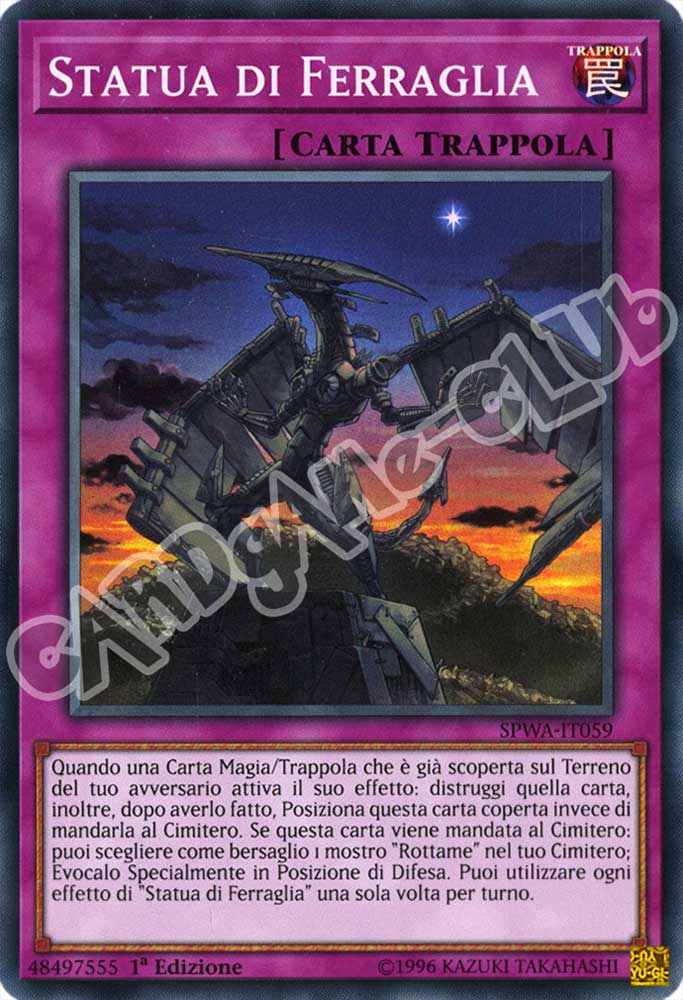 SPWA-IT059 Statua di Ferraglia super rara 1a Edizione (IT) -NEAR MINT-