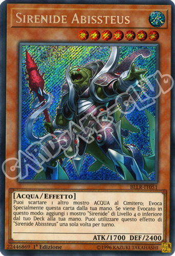 BLLR-IT051 Sirenide Abissteus rara segreta 1a Edizione (IT) -NEAR MINT-