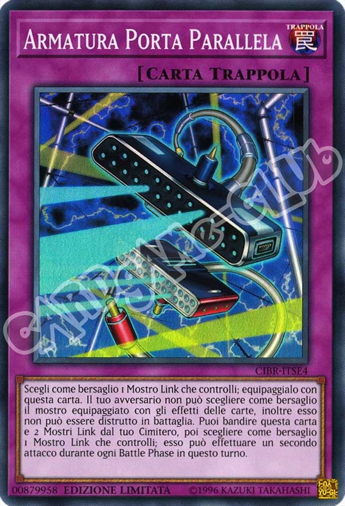 CIBR-ITSE4 Armatura Porta Parallela super rara Edizione Limitata (IT) -NEAR MINT-