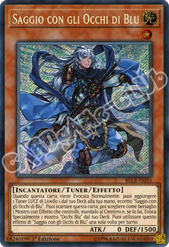 BLLR-IT055 Saggio con gli Occhi di Blu rara segreta 1a Edizione (IT) -NEAR MINT-