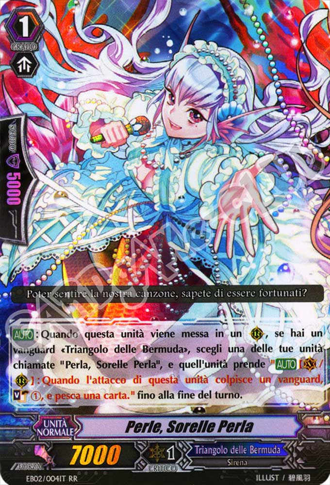 EB02-IT004 Perle, Sorelle Perla doppia rara foil (IT) -NEAR MINT-