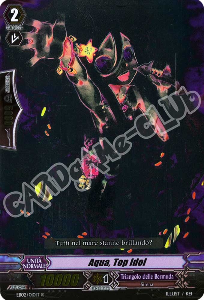 EB02-IT010 Aqua, Top Idol rara foil (IT) -NEAR MINT-