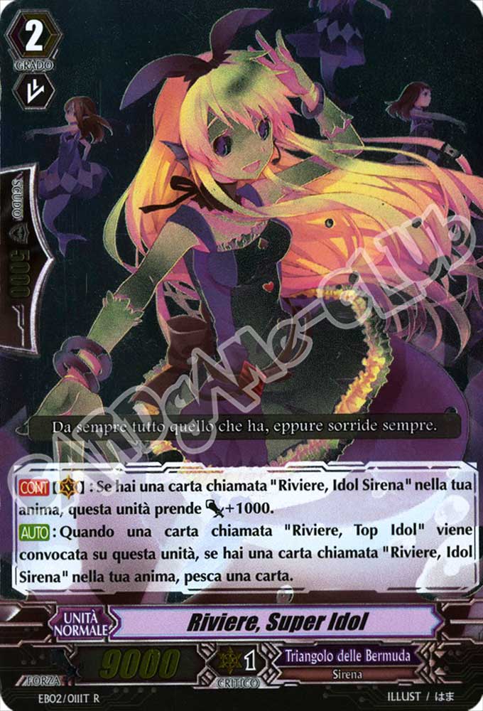 EB02-IT011 Riviere, Super Idol rara foil (IT) -NEAR MINT-