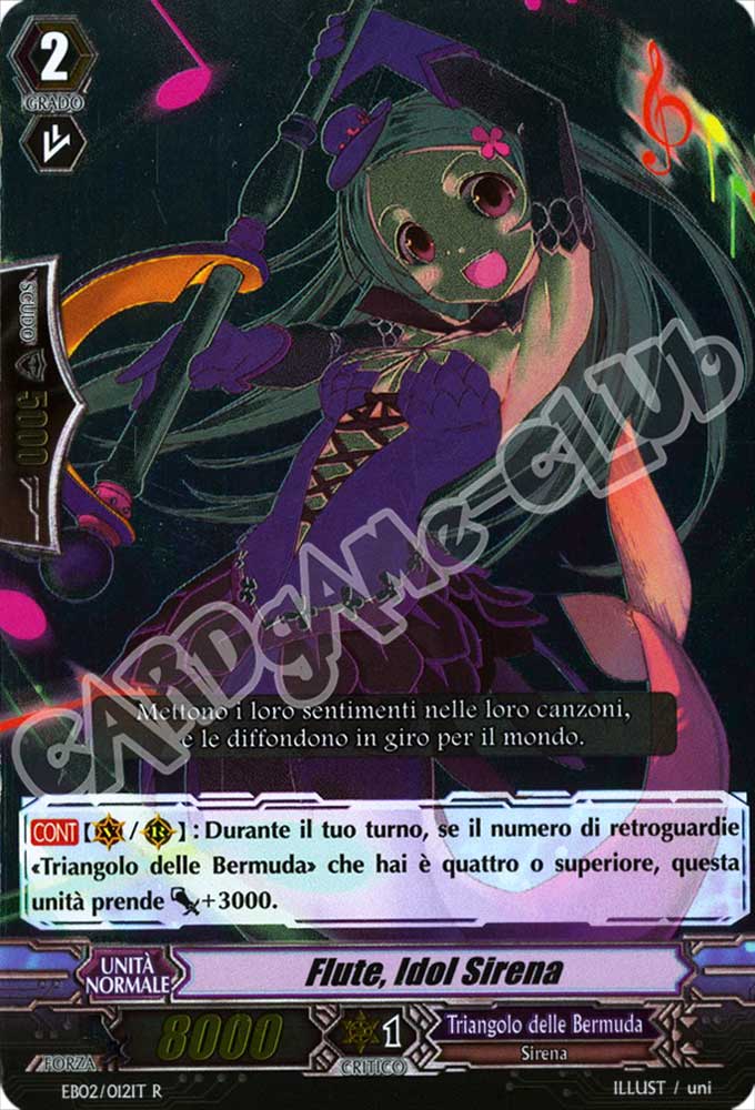 EB02-IT012 Flute, Idol Sirena rara foil (IT) -NEAR MINT-