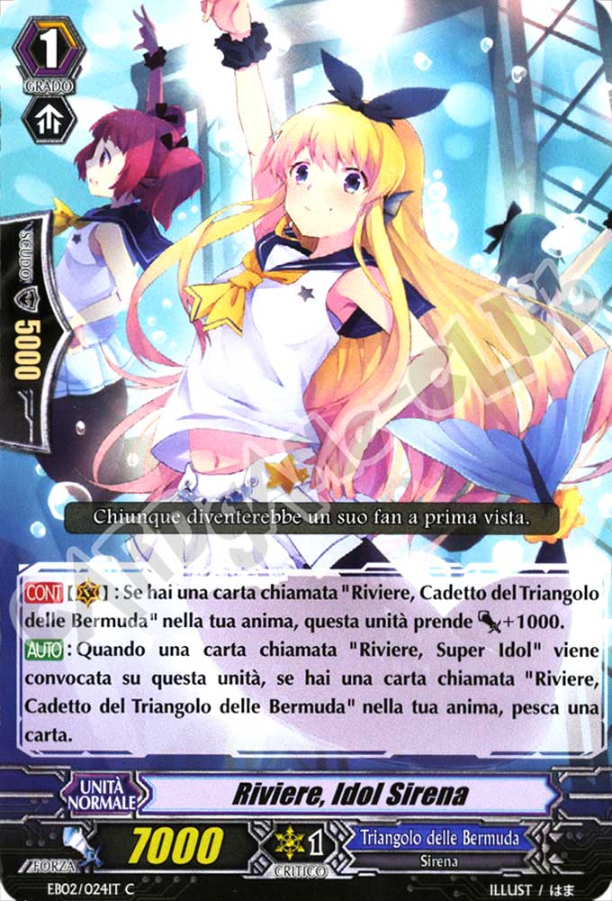 EB02-IT024 Riviere, Idol Sirena comune normale (IT) -NEAR MINT-