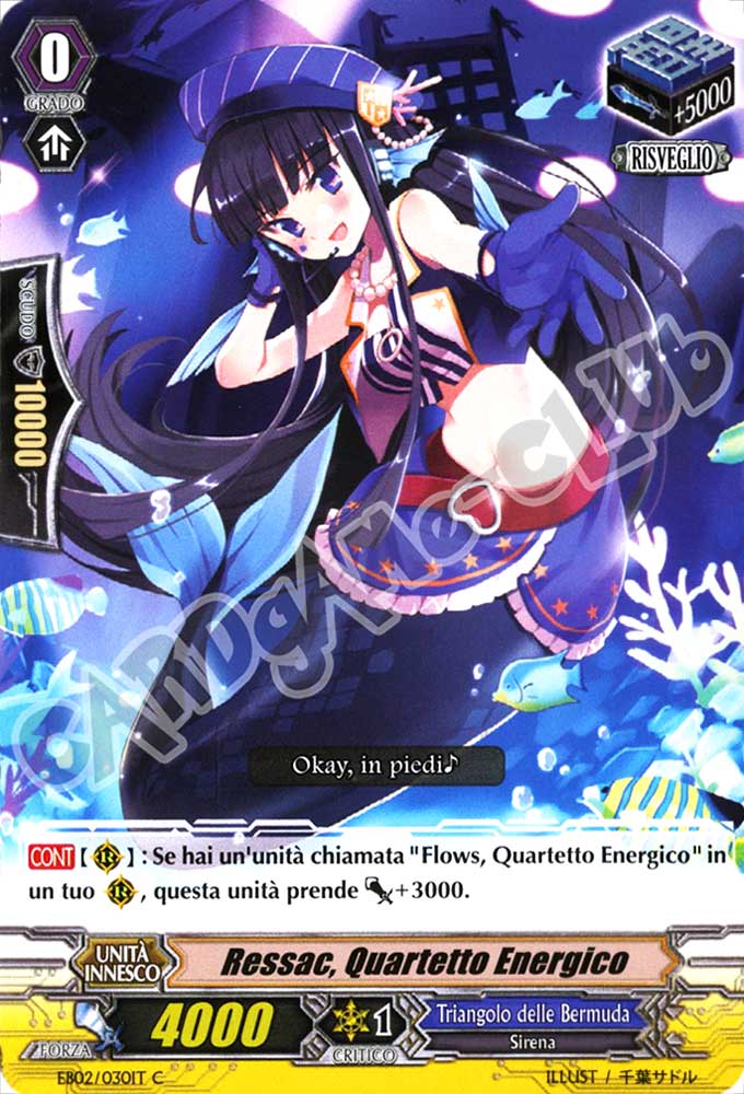 EB02-IT030 Ressac, Quartetto Energico comune normale (IT) -NEAR MINT-