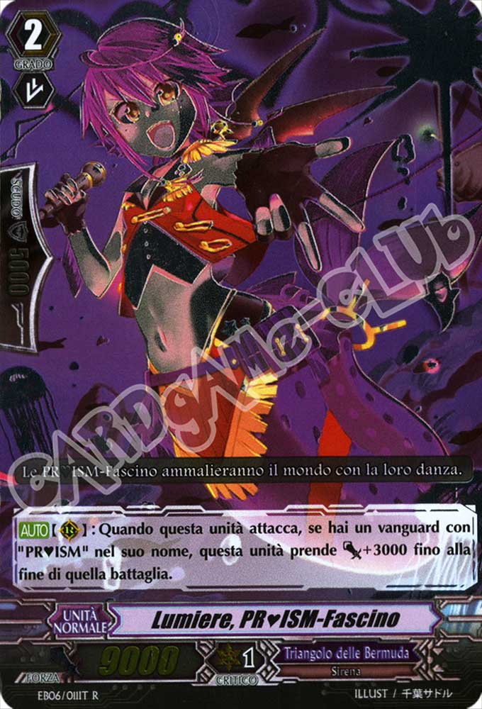 EB06-IT011 Lumiere, PRISM-Fascino rara foil (IT) -NEAR MINT-