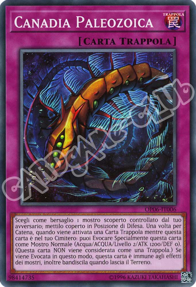 OP06-IT006 Canadia Paleozoica super rara (IT) -NEAR MINT-