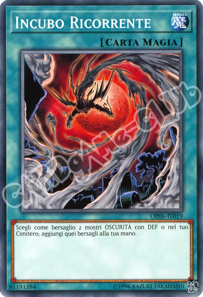 OP06-IT019 Incubo Ricorrente comune (IT) -NEAR MINT-