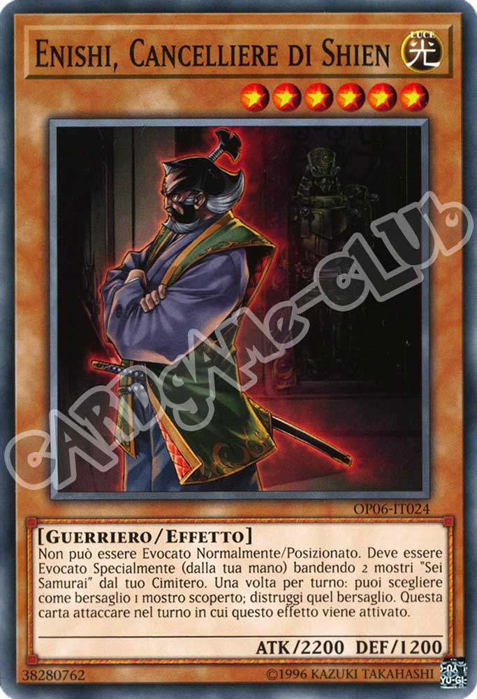 OP06-IT024 Enishi, Cancelliere di Shien comune (IT) -NEAR MINT-