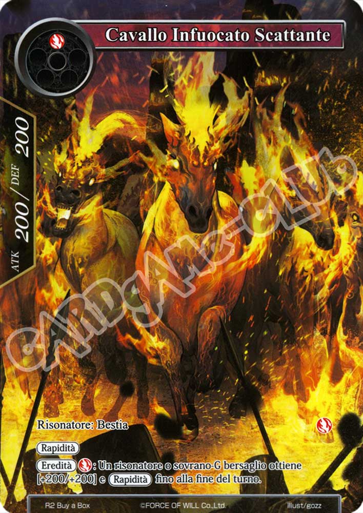 2017-IT0R2 Cavallo Infuocato Scattante rara foil (IT) -NEAR MINT-