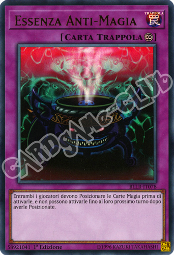 BLLR-IT078 Essenza Anti-Magia ultra rara 1a Edizione (IT) -NEAR MINT-