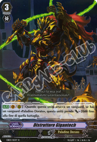 EB03-IT013 Distruttore Gigantech rara foil (IT) -NEAR MINT-