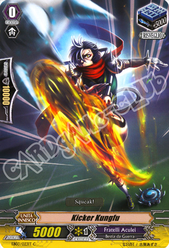 EB03-IT023 Kicker Kungfu comune normale (IT) -NEAR MINT-