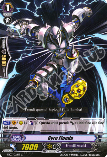 EB03-IT024 Gyro Fionda comune normale (IT) -NEAR MINT-