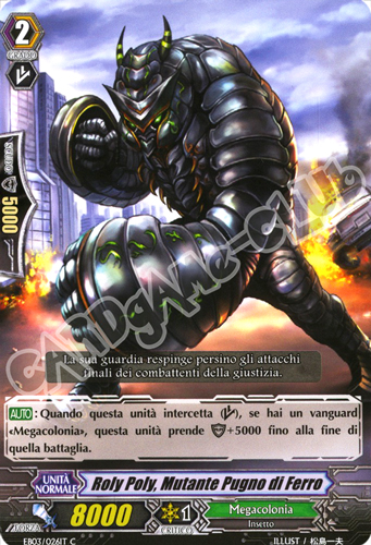 EB03-IT026 Roly Poly, Mutante Pugno di Ferro comune normale (IT) -NEAR MINT-
