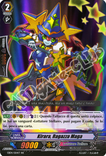 EB04-IT004 Kirara, Ragazza Maga doppia rara foil (IT) -NEAR MINT-