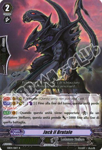 EB04-IT011 Jack il Brutale rara foil (IT) -NEAR MINT-