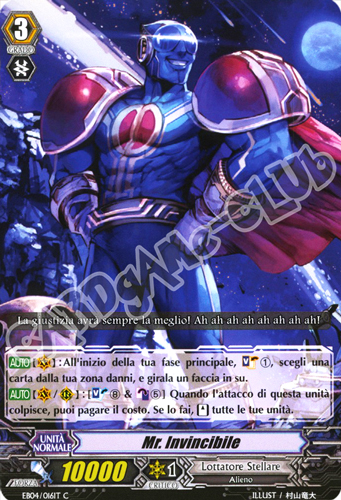 EB04-IT016 Mr. Invincible comune normale (IT) -NEAR MINT-