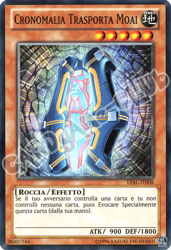 LVAL-IT008 Cronomalia Trasporta Moai comune Unlimited (IT) -NEAR MINT-