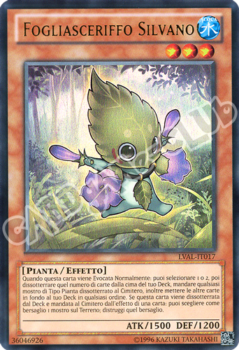 LVAL-IT017 Fogliasceriffo Silvano ultra rara Unlimited (IT) -NEAR MINT-