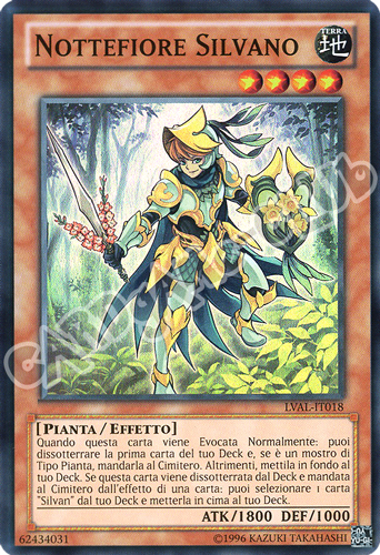 LVAL-IT018 Nottefiore Silvano super rara Unlimited (IT) -NEAR MINT-