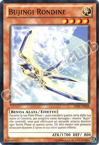 LVAL-IT028 Bujingi Rondine comune Unlimited (IT) -NEAR MINT-