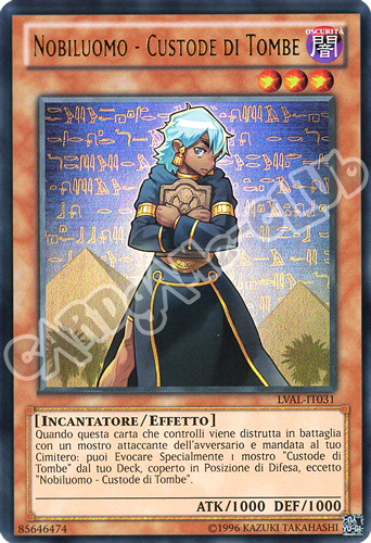 LVAL-IT031 Nobiluomo - Custode di Tombe ultra rara Unlimited (IT) -NEAR MINT-