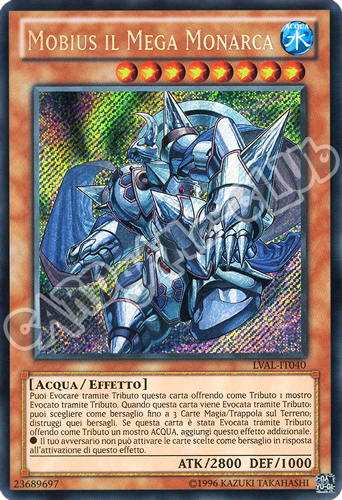 LVAL-IT040 Mobius il Mega Monarca rara segreta Unlimited (IT) -NEAR MINT-