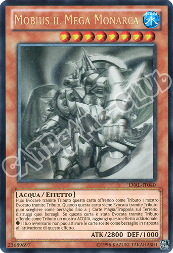LVAL-IT040 Mobius il Mega Monarca rara ghost Unlimited (IT) -NEAR MINT-