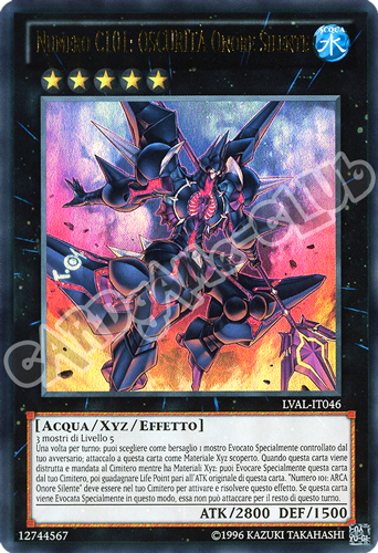 LVAL-IT046 Numero C101: OSCURITA' Onore Silente ultra rara Unlimited (IT) -NEAR MINT-