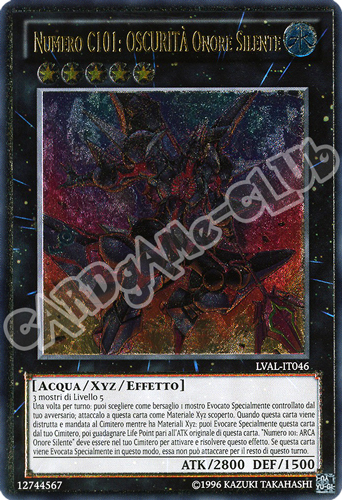 LVAL-IT046 Numero C101: OSCURITA' Onore Silente rara ultimate Unlimited (IT) -NEAR MINT-