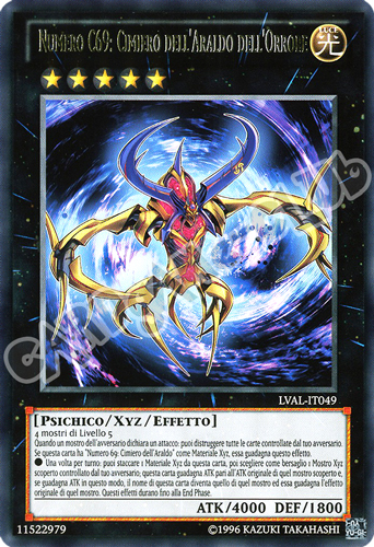 LVAL-IT049 Numero C69: Cimiero dell'Araldo dell'Orrore rara Unlimited (IT) -NEAR MINT-