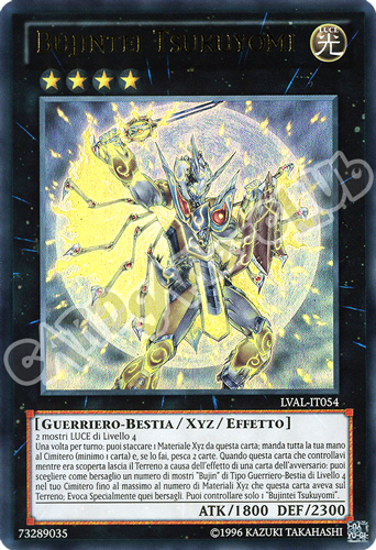 LVAL-IT054 Bujintei Tsukuyomi ultra rara Unlimited (IT) -NEAR MINT-