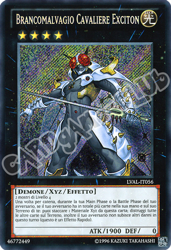 LVAL-IT056 Brancomalvagio Cavaliere Exciton rara segreta Unlimited (IT) -NEAR MINT-