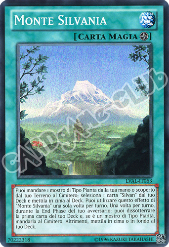 LVAL-IT063 Monte Silvania super rara Unlimited (IT) -NEAR MINT-