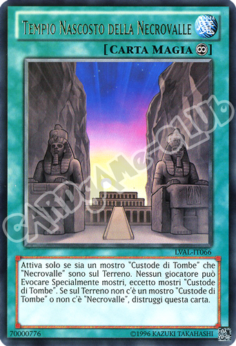 LVAL-IT066 Tempio Nascosto della Necrovalle rara Unlimited (IT) -NEAR MINT-